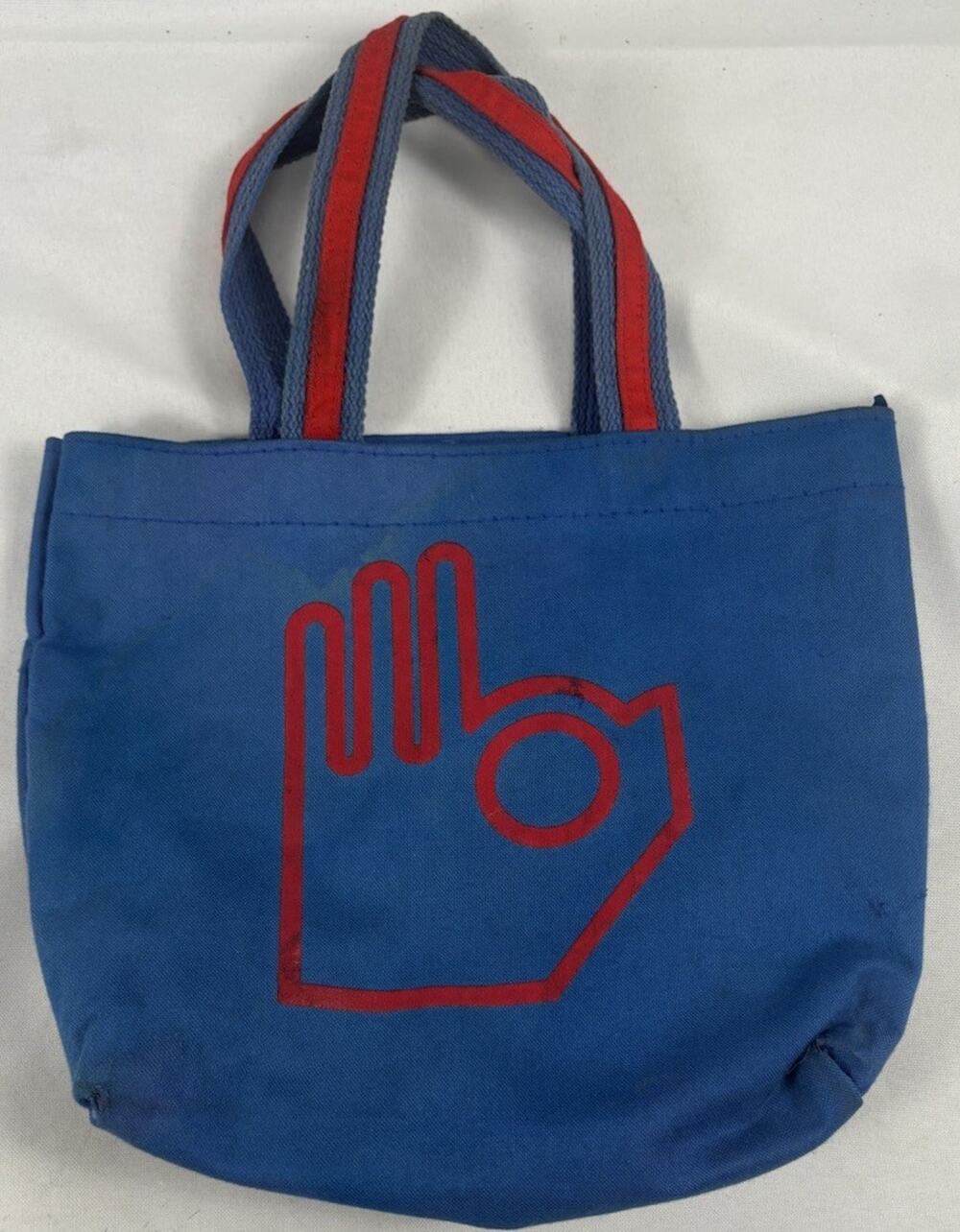 vintage 1980s Sasson Sport Club canvas coin purse / accessory pouch